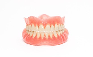 A pair of full dentures