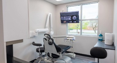 Dental exam chair